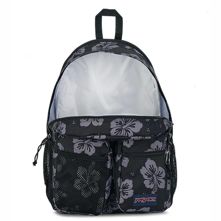 Sac à Dos Scolaire JanSport GRANBY Noir Grise | QUW-53348180